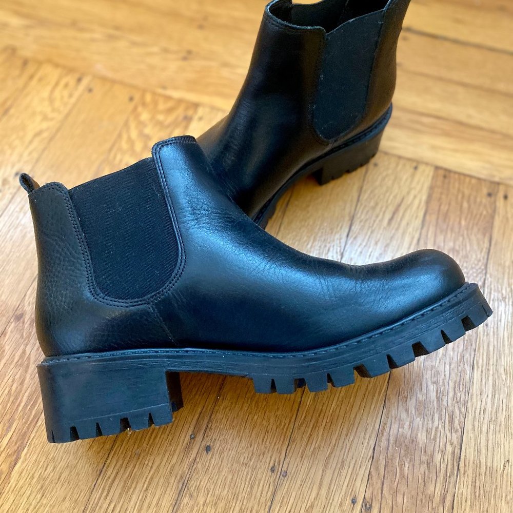 Barneys New York leather boots